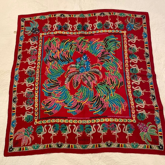 Cartier must de Cartier Paris silk scarf swan - Picture 5 of 15